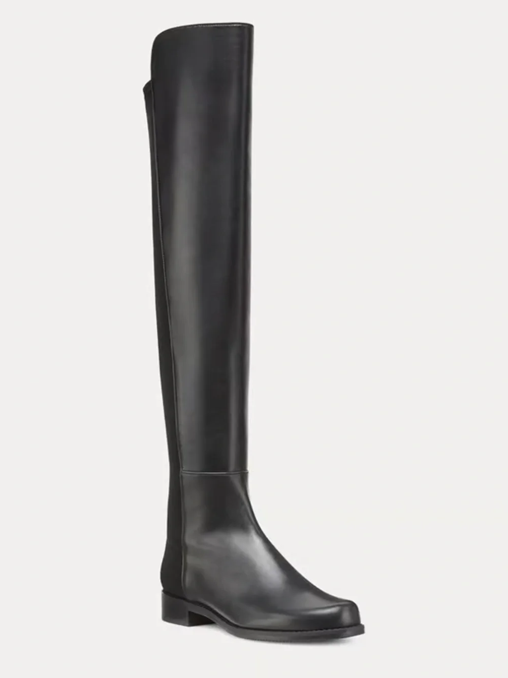 Stuart Weitzman Black Leather 5050 OVER-THE-KNEE BOOT